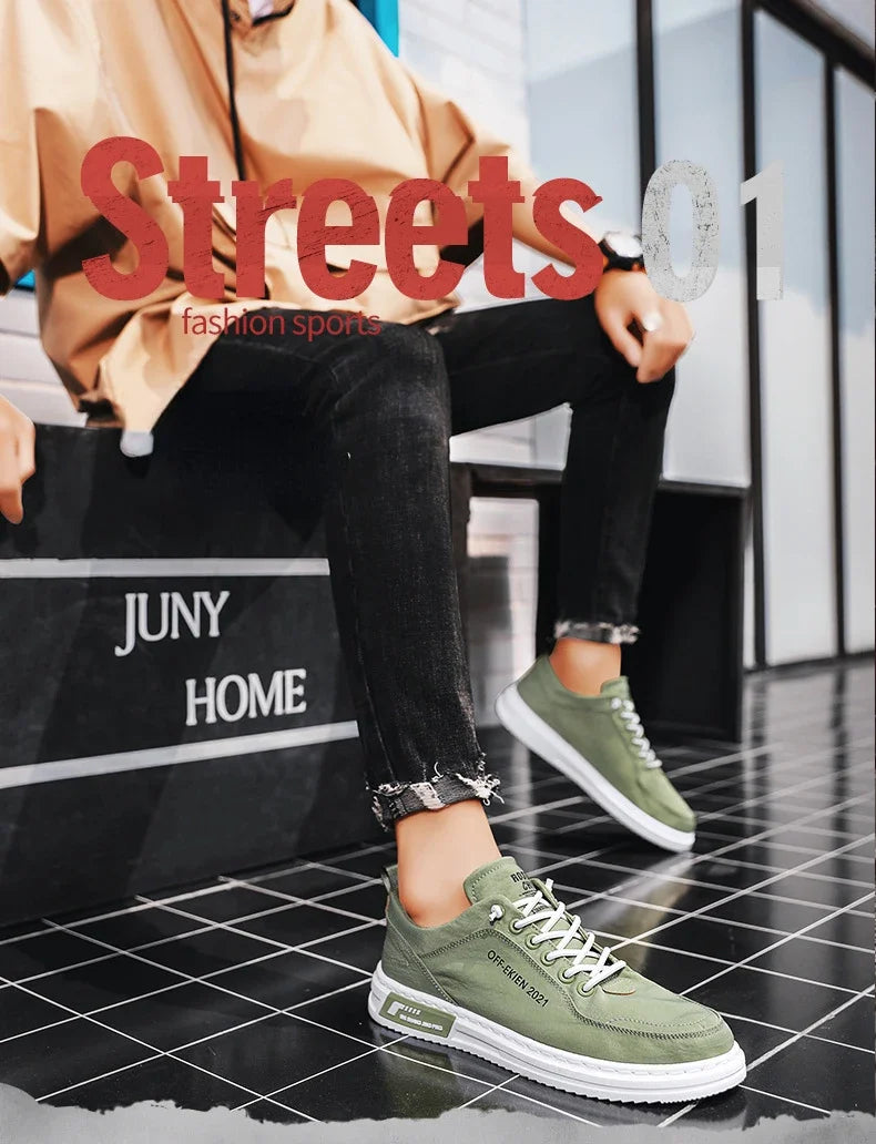 Brand Quality Men Shoes Breathable Men's Casual Shoes Trendy All-match Slip-on Ice Silk Mens Flats 2024 Hot Zapatillas De Hombre