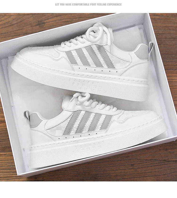 Trendy and Casual: Wholesale Men's White Shoes - Perfect for Autumn Fashion
