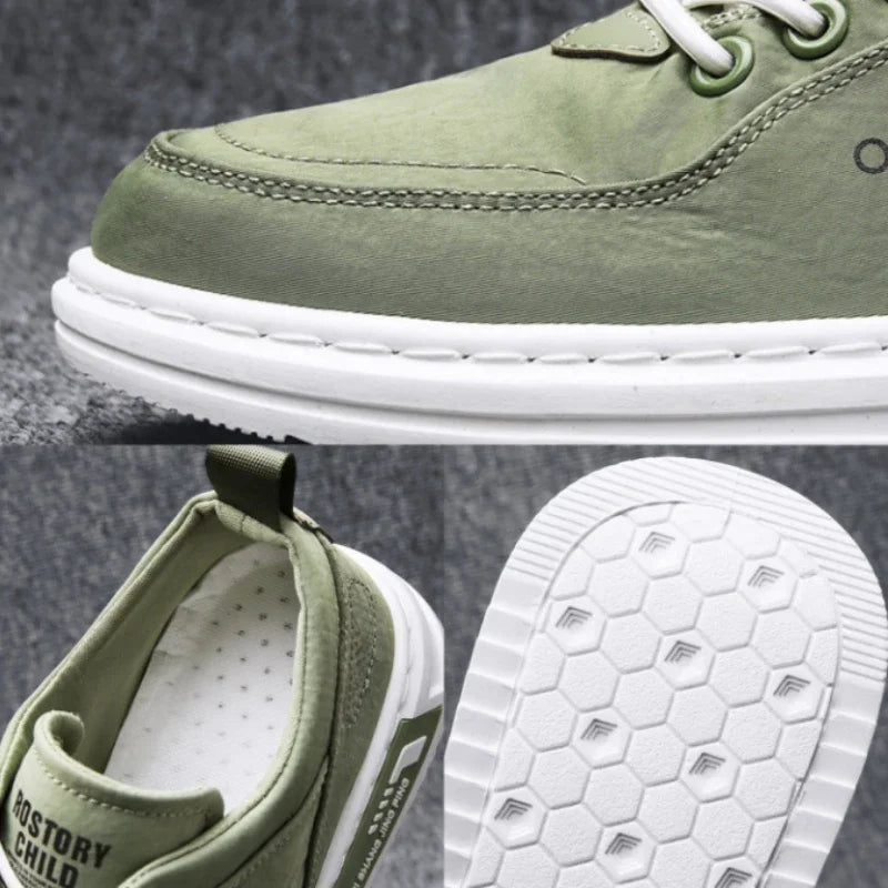 Brand Quality Men Shoes Breathable Men's Casual Shoes Trendy All-match Slip-on Ice Silk Mens Flats 2024 Hot Zapatillas De Hombre