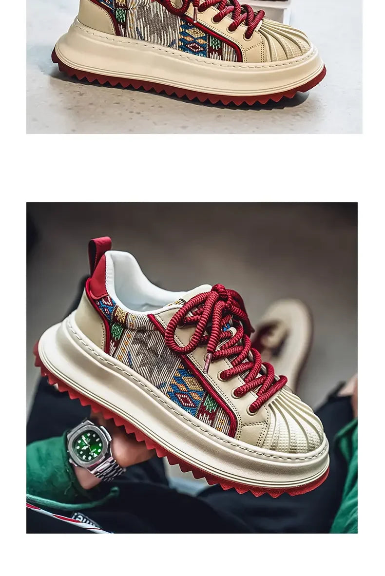 2025 New Men's Shoes American Fashion Shoes Fashion Waterproof Wear-resistant Low-top Board Shoes Daily Wear Street Casual Shoes