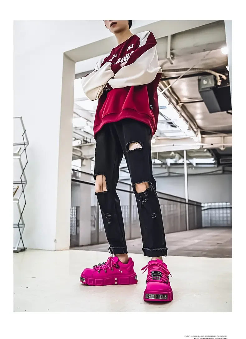 2025 New Men's Shoes Men's Shoes Low Top Large Size All Fashion Trend Shoes Sports Shoes Daily Wear Street Casual Shoes