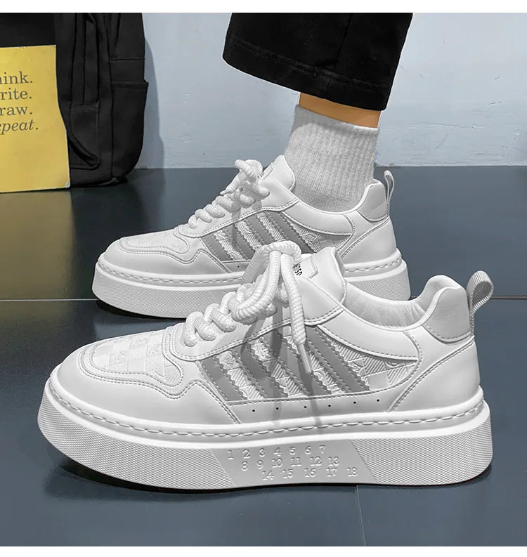 Trendy and Casual: Wholesale Men's White Shoes - Perfect for Autumn Fashion