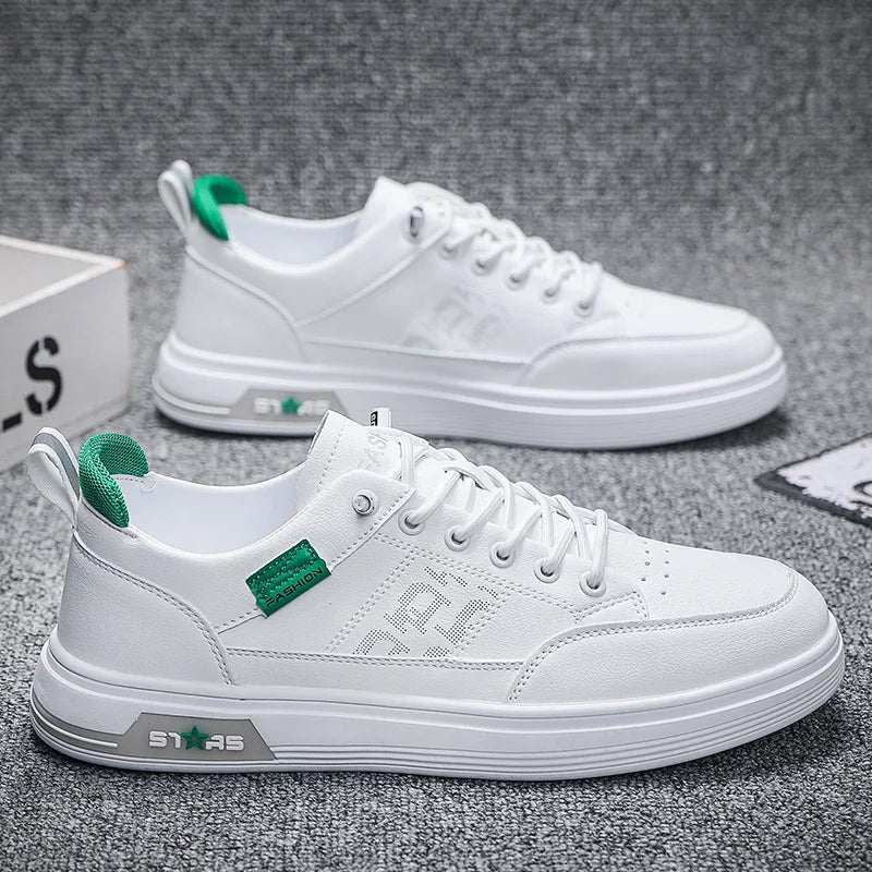 Soft Bottom Men Casual Sneakers Trendy Mens Casual Shoes Breathable Outdoor Sports White Men Shoes 2025 New Zapatillas De Hombre