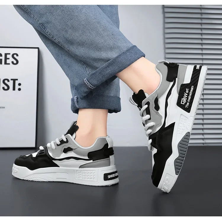 Mens Sneakers Spring Autumn Brand Vulcanized Shoes 2024 Fashion Thick Sole Shoes for Men Male Sport Shoes Tenis Masculino