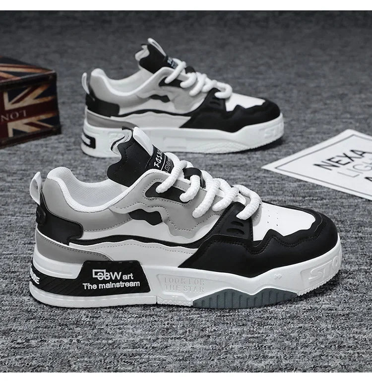 Mens Sneakers Spring Autumn Brand Vulcanized Shoes 2024 Fashion Thick Sole Shoes for Men Male Sport Shoes Tenis Masculino