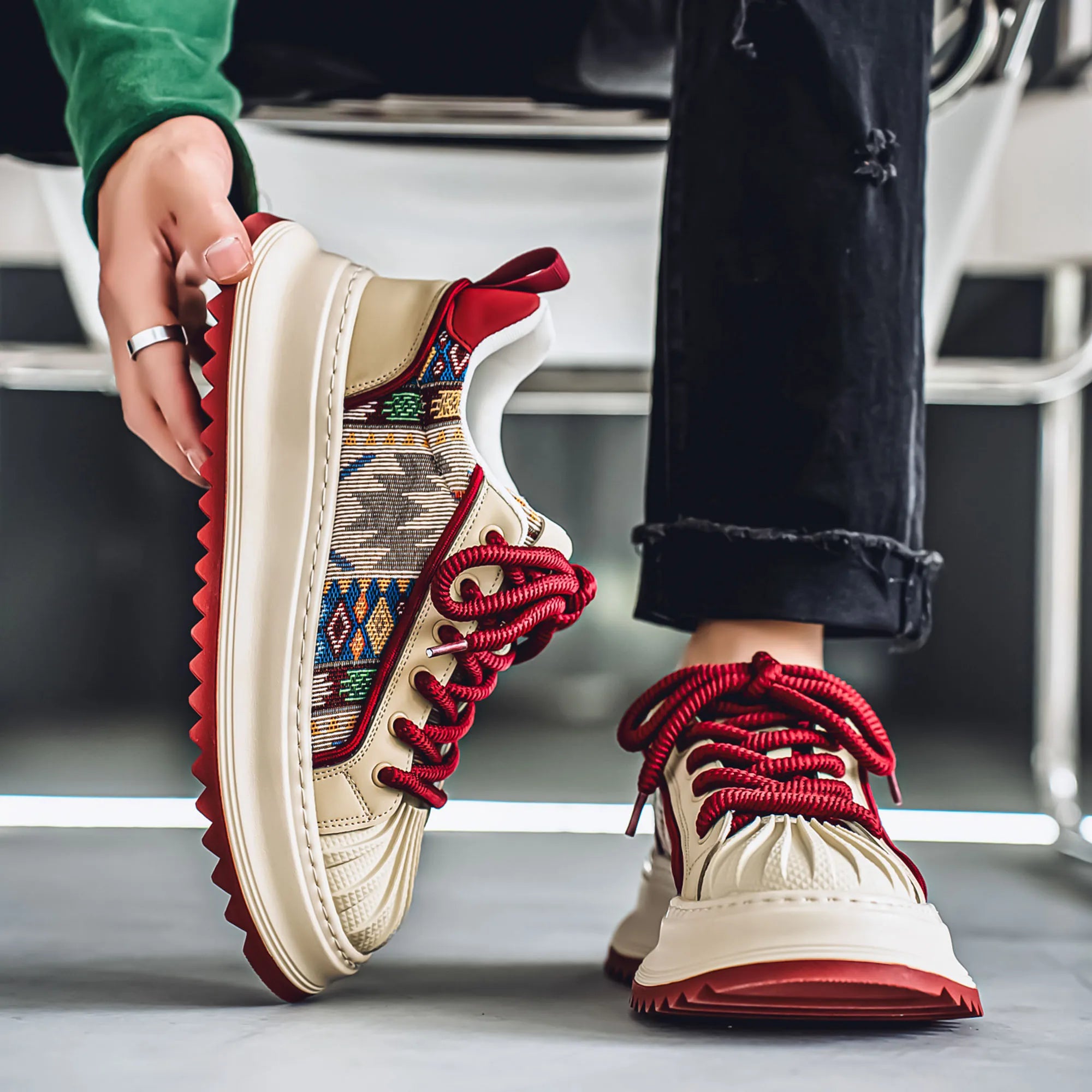 2025 New Men's Shoes American Fashion Shoes Fashion Waterproof Wear-resistant Low-top Board Shoes Daily Wear Street Casual Shoes