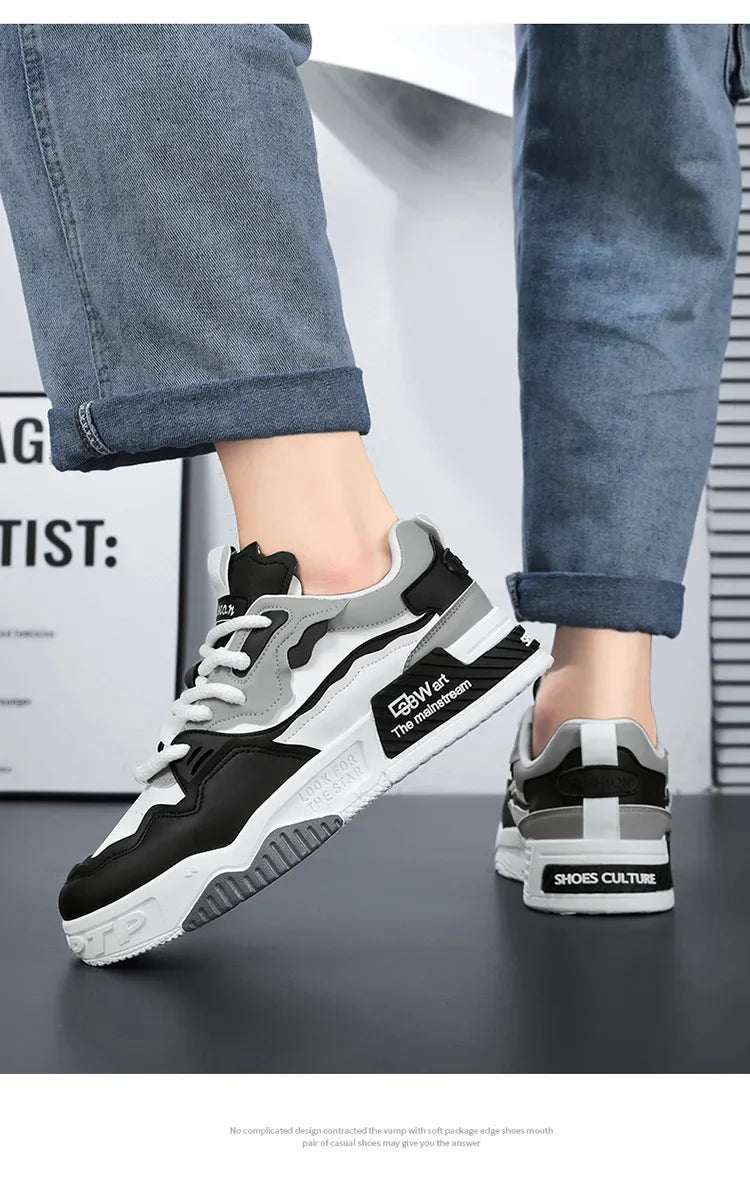 Mens Sneakers Spring Autumn Brand Vulcanized Shoes 2024 Fashion Thick Sole Shoes for Men Male Sport Shoes Tenis Masculino