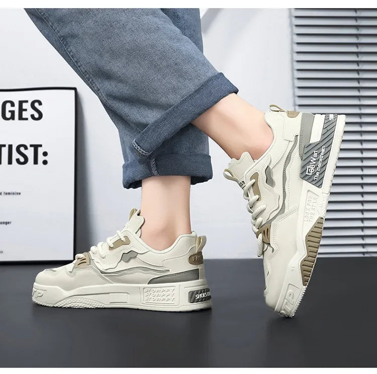 Mens Sneakers Spring Autumn Brand Vulcanized Shoes 2024 Fashion Thick Sole Shoes for Men Male Sport Shoes Tenis Masculino