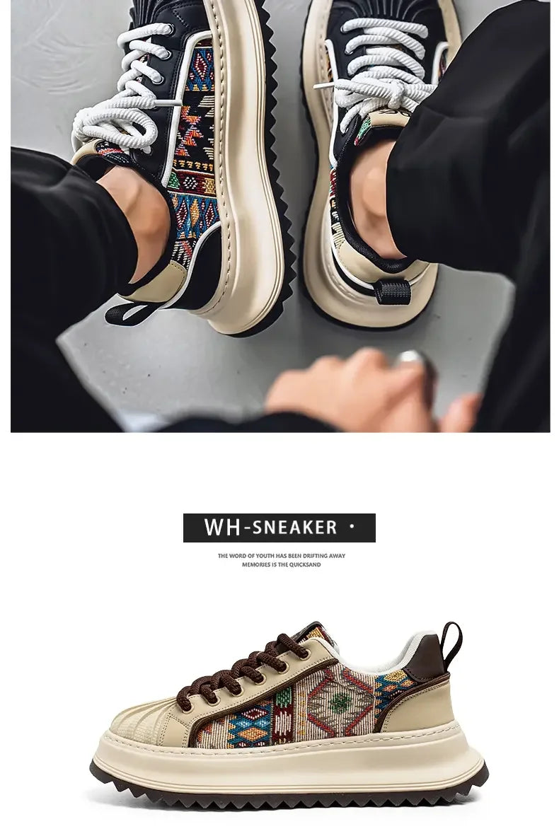 2025 New Men's Shoes American Fashion Shoes Fashion Waterproof Wear-resistant Low-top Board Shoes Daily Wear Street Casual Shoes