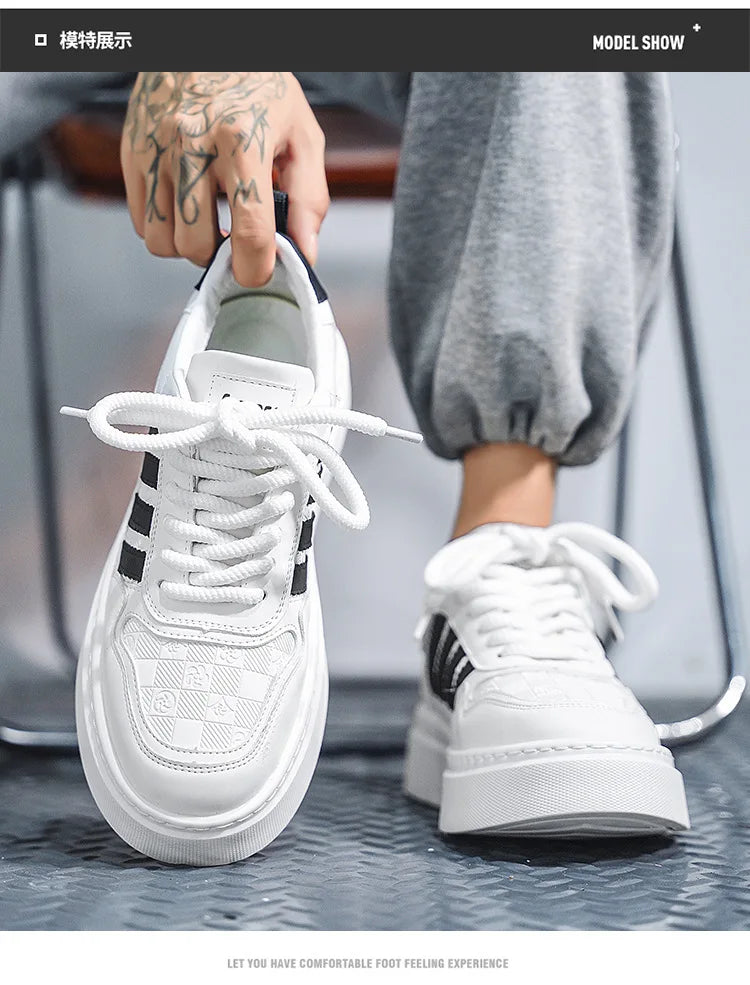 Trendy and Casual: Wholesale Men's White Shoes - Perfect for Autumn Fashion