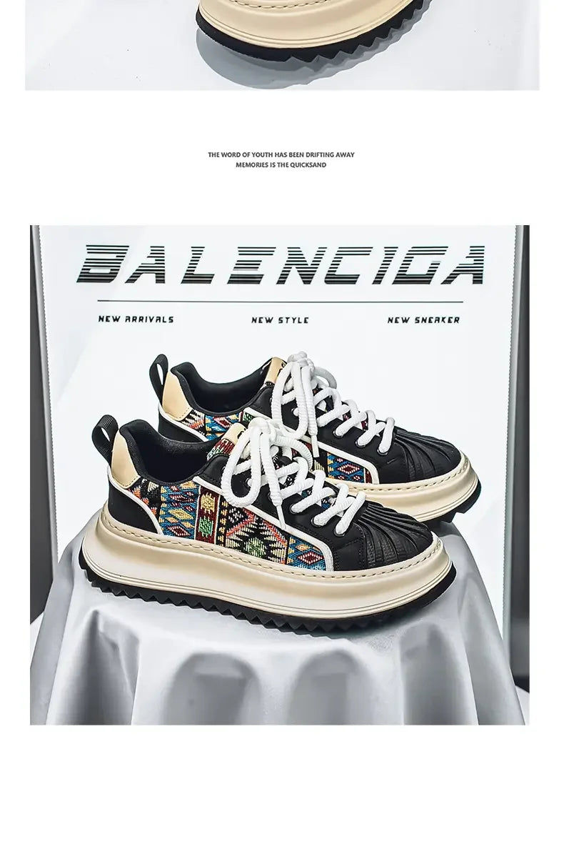 2025 New Men's Shoes American Fashion Shoes Fashion Waterproof Wear-resistant Low-top Board Shoes Daily Wear Street Casual Shoes