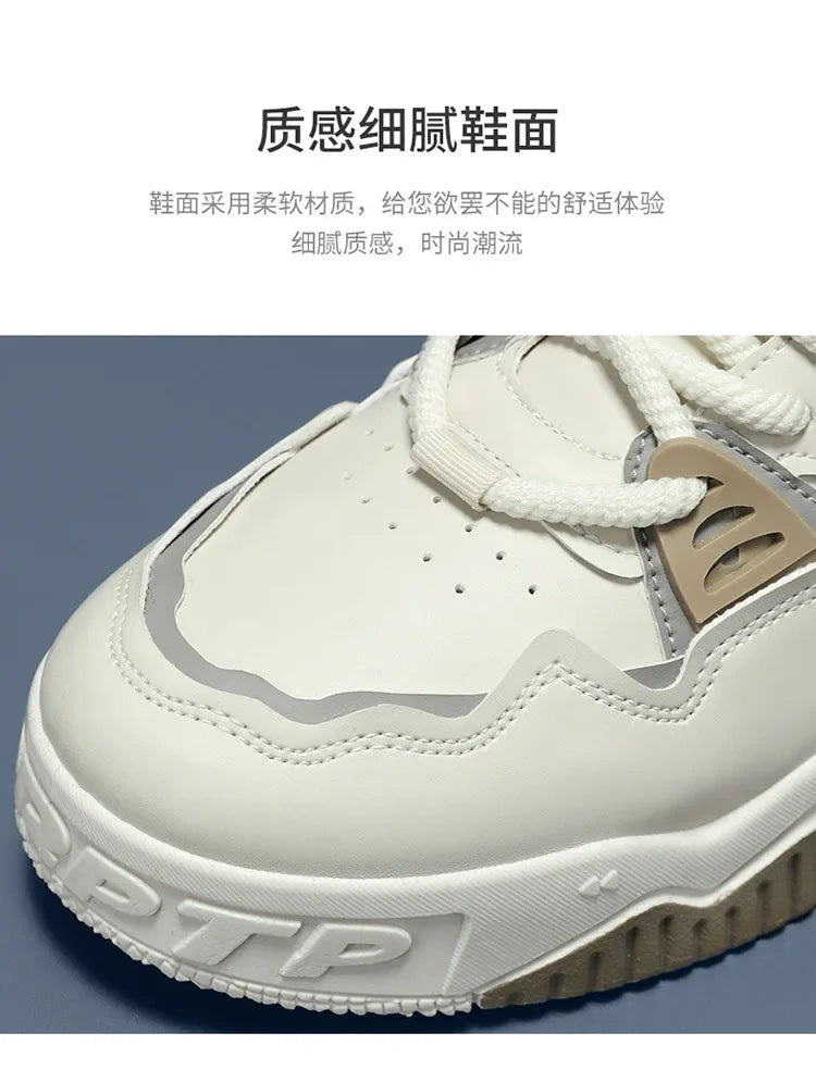 Mens Sneakers Spring Autumn Brand Vulcanized Shoes 2024 Fashion Thick Sole Shoes for Men Male Sport Shoes Tenis Masculino