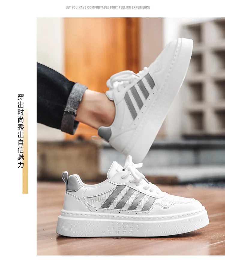 Trendy and Casual: Wholesale Men's White Shoes - Perfect for Autumn Fashion