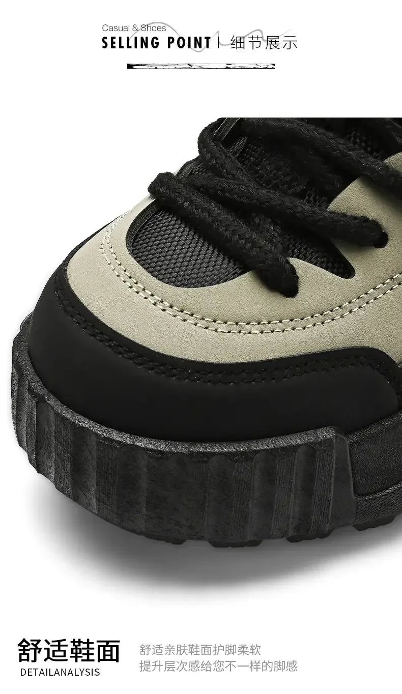 2025Designer Color Block Luxury Chunky Sneakers for Men Casual Thick Platform Fashion Casual Shoes Sports Running Trainers Tenis