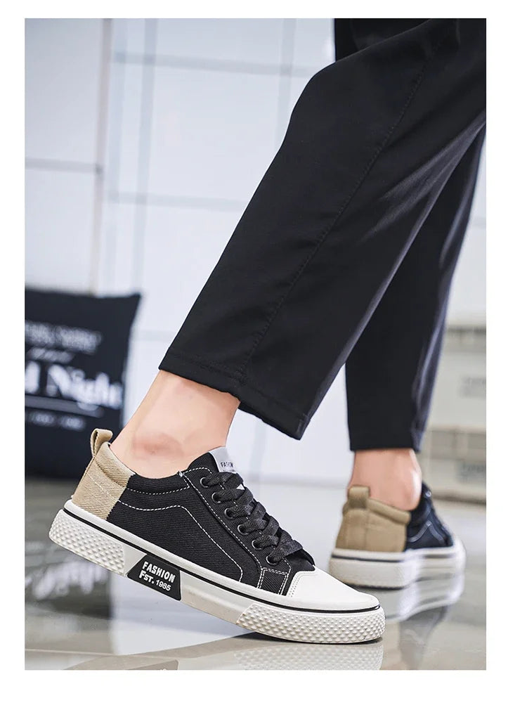 Men's Shoes Board Shoes Fashion Shoes 2024 Breathable Non-slip Men and Women's Casual Shoes Four Seasons Explosive Canvas Shoes