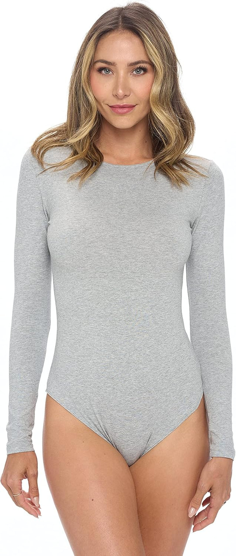 Long Sleeve Body Suit-Breathable Cotton Stretch