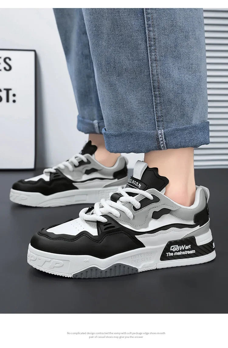 Mens Sneakers Spring Autumn Brand Vulcanized Shoes 2024 Fashion Thick Sole Shoes for Men Male Sport Shoes Tenis Masculino
