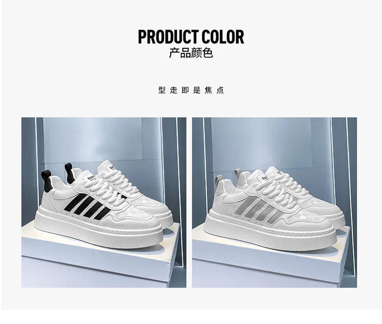 Trendy and Casual: Wholesale Men's White Shoes - Perfect for Autumn Fashion