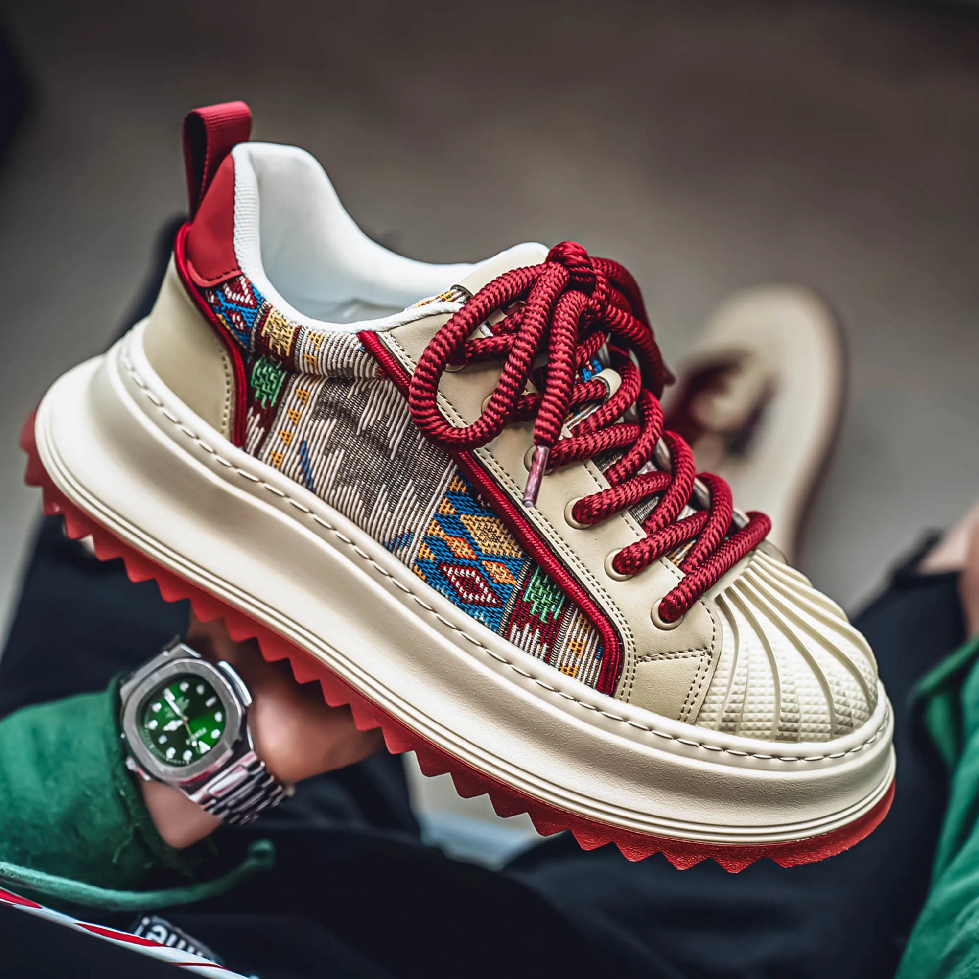 2025 New Men's Shoes American Fashion Shoes Fashion Waterproof Wear-resistant Low-top Board Shoes Daily Wear Street Casual Shoes