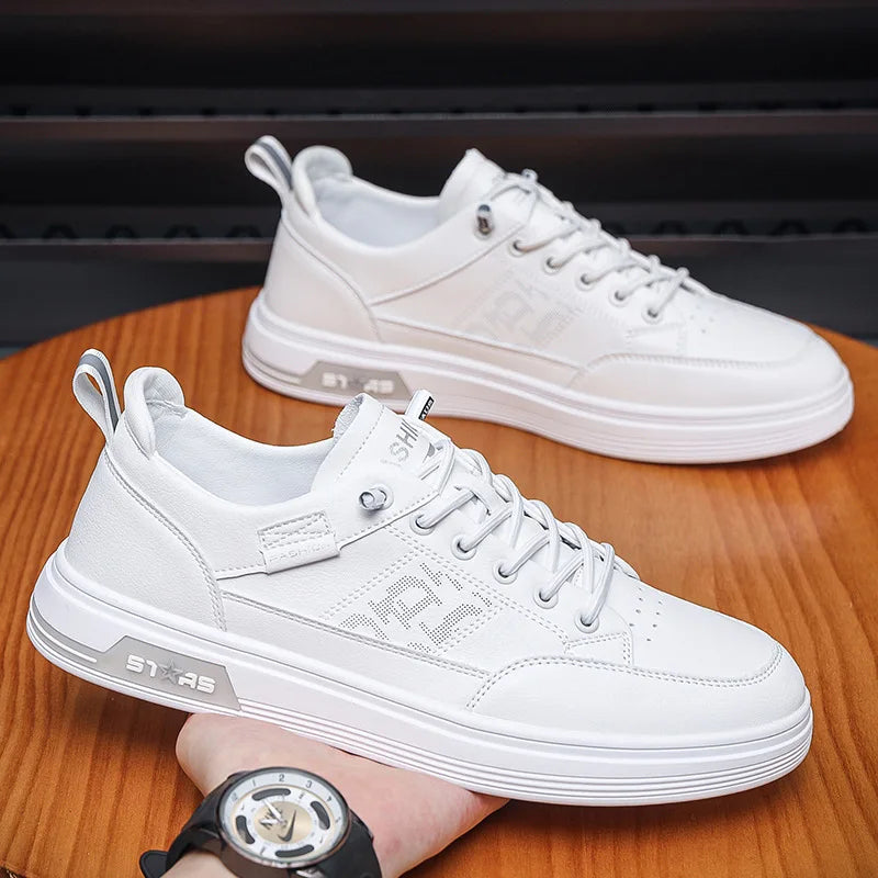 Soft Bottom Men Casual Sneakers Trendy Mens Casual Shoes Breathable Outdoor Sports White Men Shoes 2025 New Zapatillas De Hombre