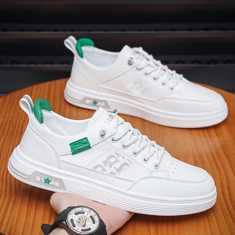 Soft Bottom Men Casual Sneakers Trendy Mens Casual Shoes Breathable Outdoor Sports White Men Shoes 2025 New Zapatillas De Hombre