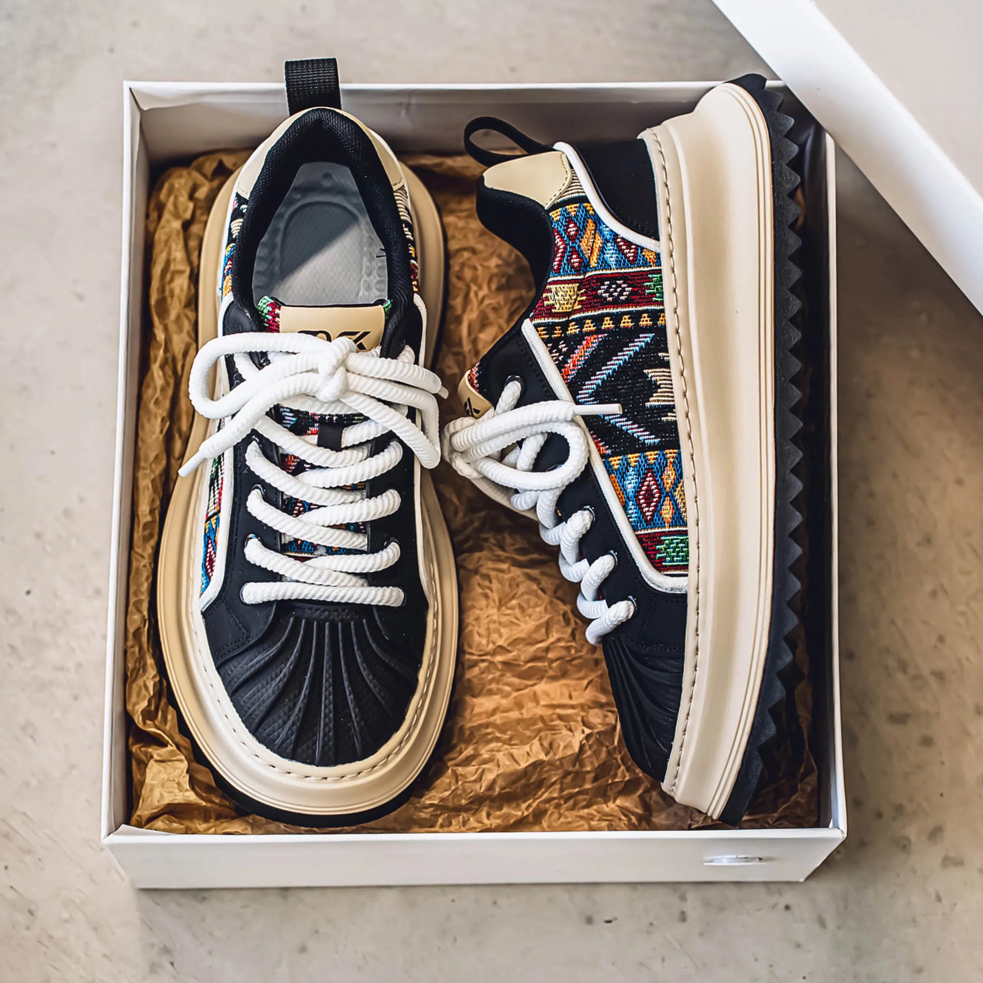 2025 New Men's Shoes American Fashion Shoes Fashion Waterproof Wear-resistant Low-top Board Shoes Daily Wear Street Casual Shoes