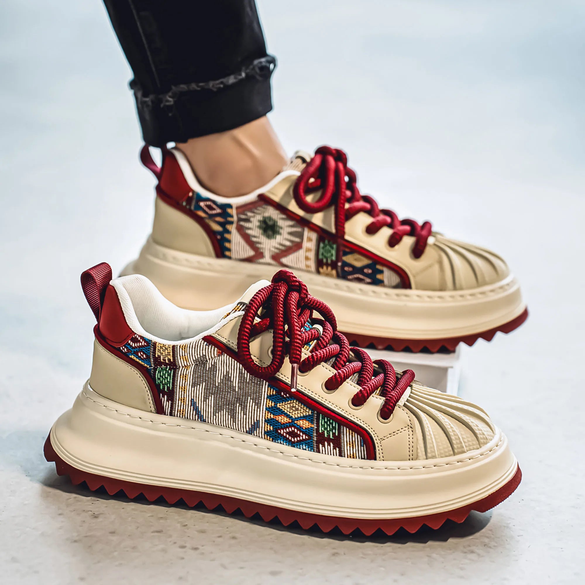 2025 New Men's Shoes American Fashion Shoes Fashion Waterproof Wear-resistant Low-top Board Shoes Daily Wear Street Casual Shoes