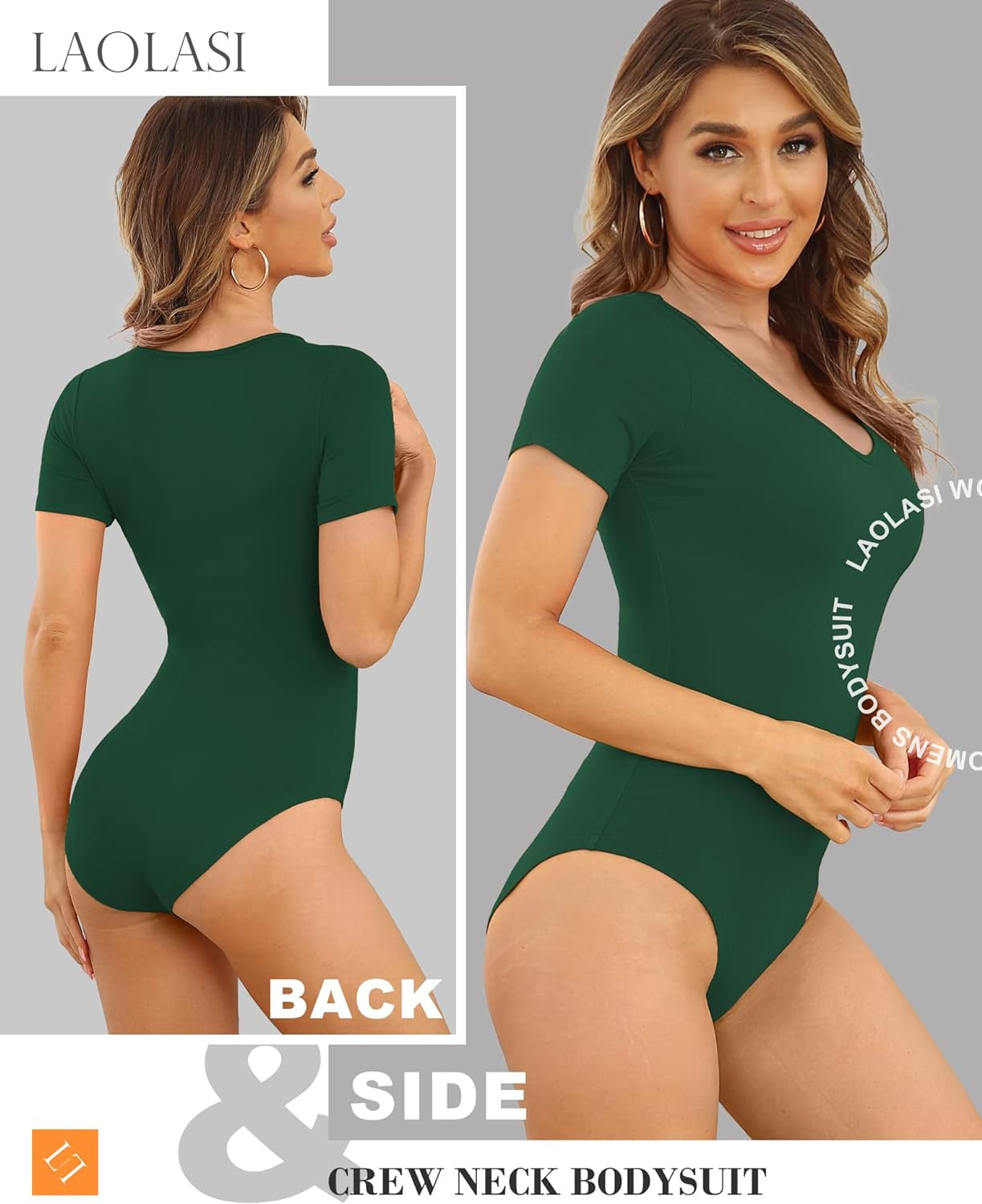 Women'S V Neck Bodysuits 2024 Slim Fit Casual Extender Bodysuit Daily Tshirts