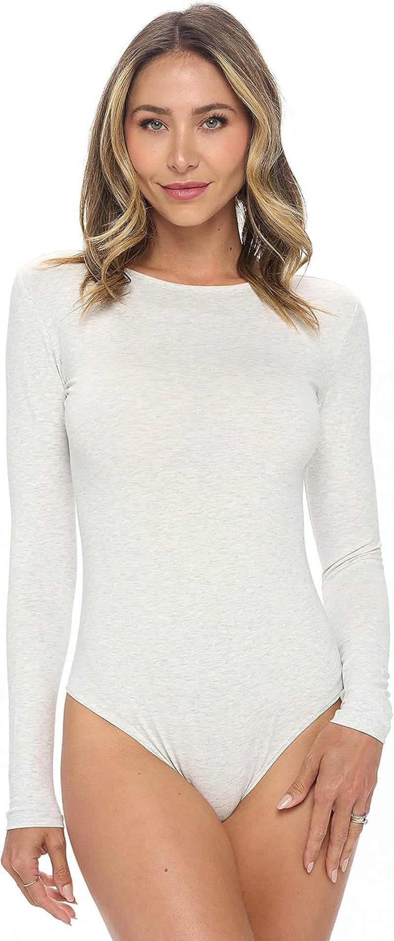 Long Sleeve Body Suit-Breathable Cotton Stretch